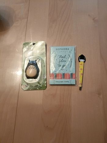 Lot pince à épiler, limes à ongles et coupe ongles Kawaï et Sephora