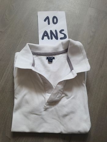 Maillot t-shirt polo 10ans