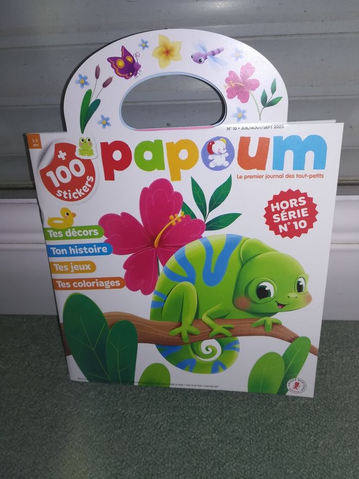 Revue d'activités Papoum, 1/3 ans, hors série septembre 2025,neuve