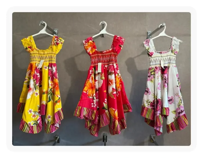 Robe à fleurs blanche - photo numéro 4