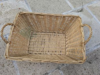 Panier osier rectangulaire