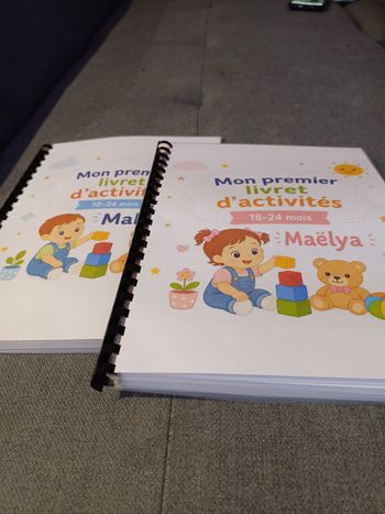 Livret d'activité 12/24 mois 
