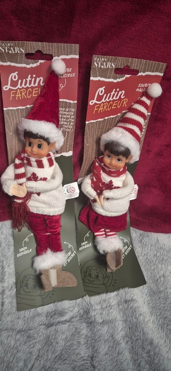 2 lutins farceurs tout mignon - photo numéro 3