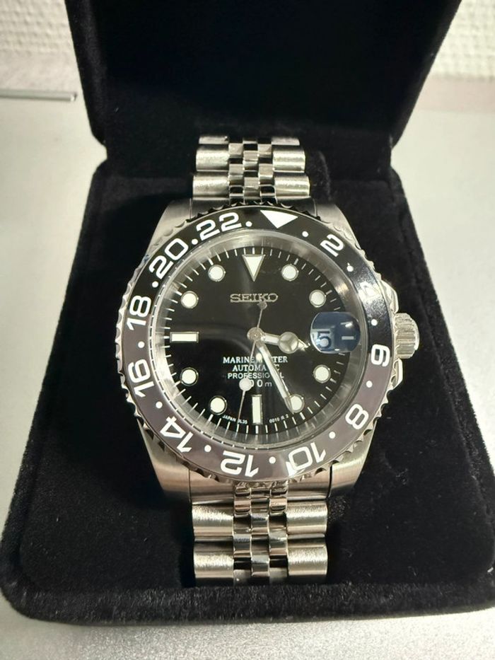 Montre Seiko Mod Gris/Noir - photo numéro 2