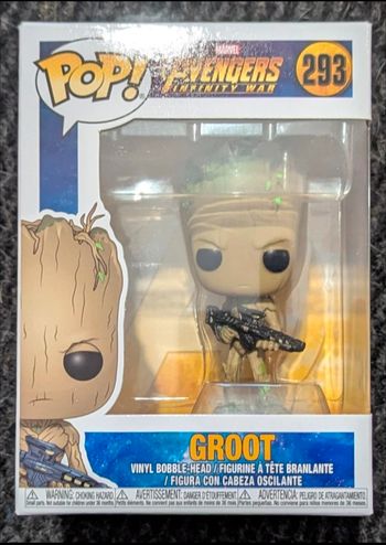 Vends Figurine Pop Marvel Groot , Avengers Infinity War