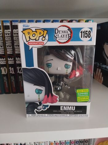 Funko Pop! Enmu #1158 Demon Slayer Kimetsu no Yaiba Funko Pop Animation Pop Summer Convention 2022 Limited Edition