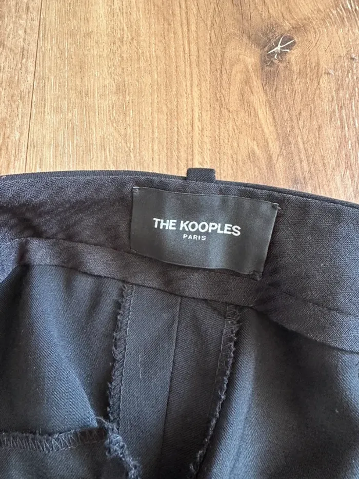 Pantalon The Kooples noir ajusté taille 38 - photo numéro 5