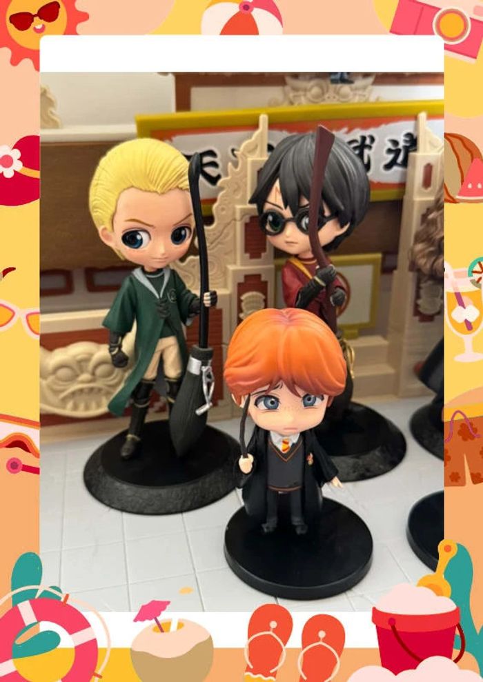 Lot 8 Figurines Harry Potter poudlard hogwarts - photo numéro 4