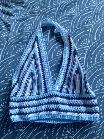 Top en crochet dos nu 