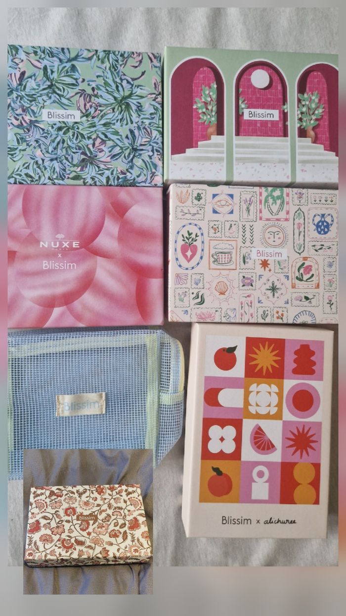 Lot 6  boîtes blissim 1 pochette - photo numéro 3