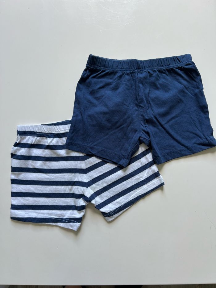 Lot de 2 shorts bébé – Taille 9 mois