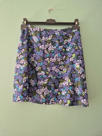 Jupe fleurie violette, molly bracken, neuve, taille 40