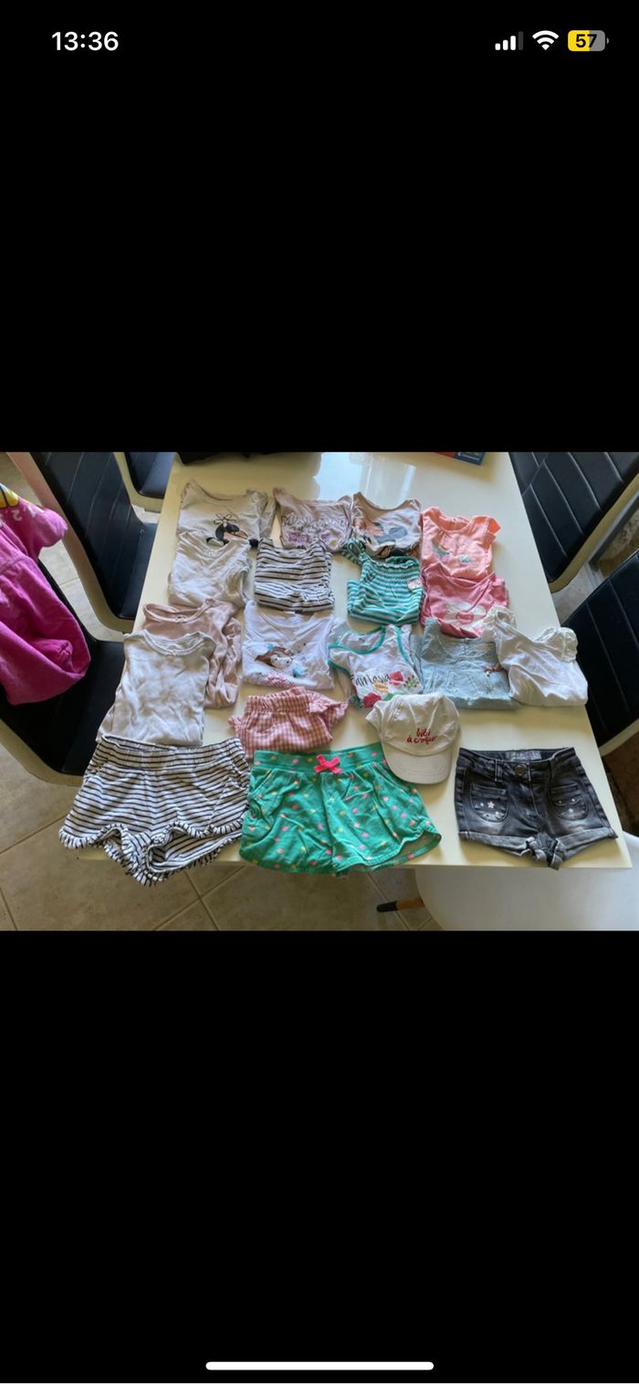 Lot été fille 24/36 mois