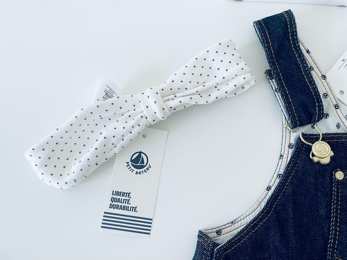 Robe en jean et bandeau Petit Bateau - photo numéro 3
