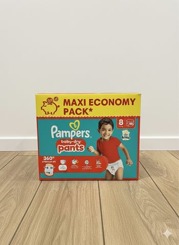 🔹 Pack Pampers Baby-Dry Pants Taille 8 – 58 couches – Neuf scellé