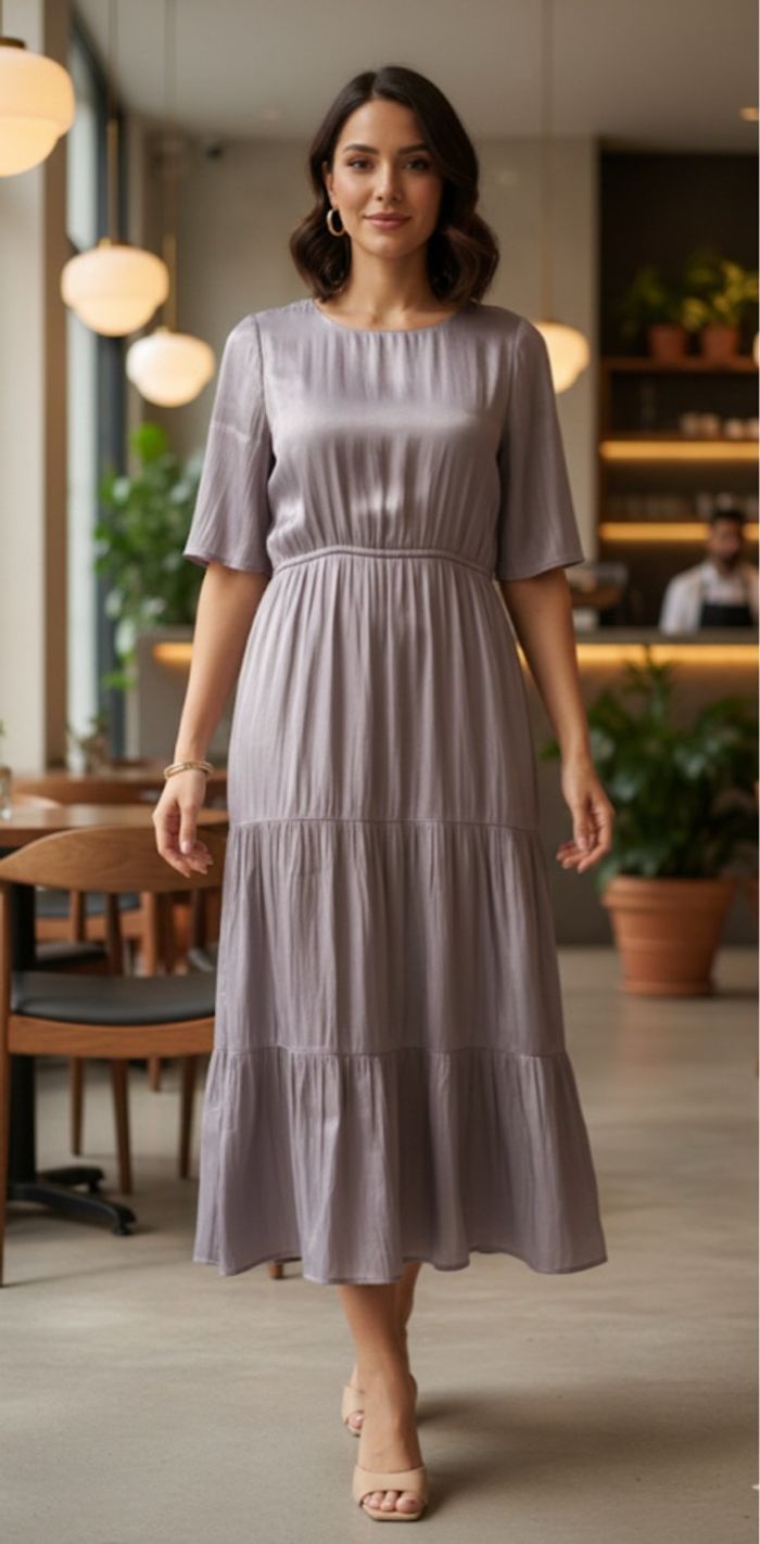 Robe Mango satinée neuve taille XL