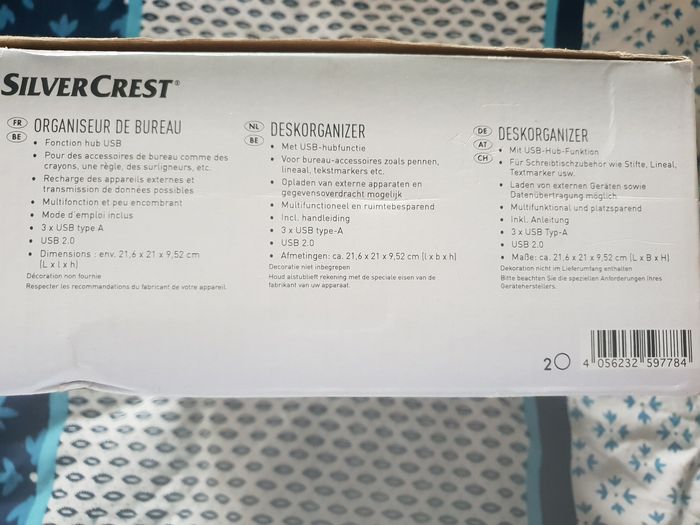 Organiseur de bureau Silvercrest NEUF - photo numéro 3