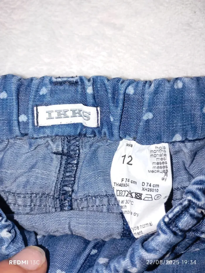 Mini short bleu - photo numéro 2