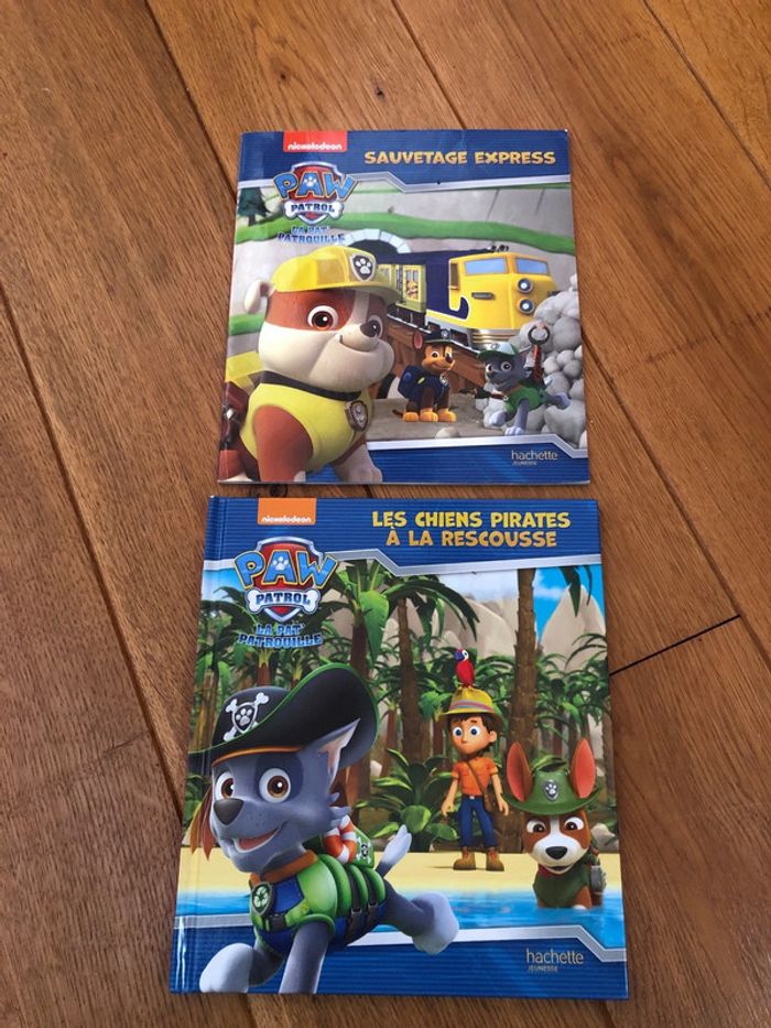 Lot 2 livres pat patrouille