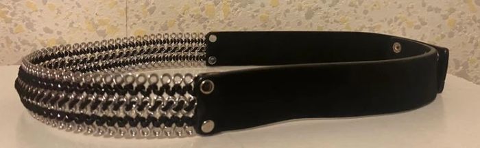 Ceinture maje cuir chaînette 36 38 - photo numéro 4