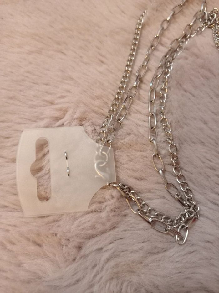 Collier vichy rouge - photo numéro 5