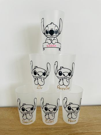 Gobelet personnalisé Lilo et Stitch avec prénom