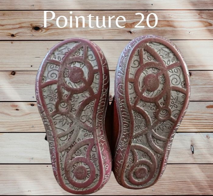 Bottines cuir Pat et Ripaton – Pointure 20 - photo numéro 4
