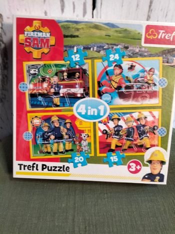 Puzzles Sam le pompier NEUF