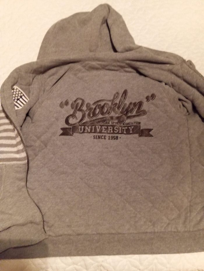 Gilet zippé vert baudet 10 ans - photo numéro 2