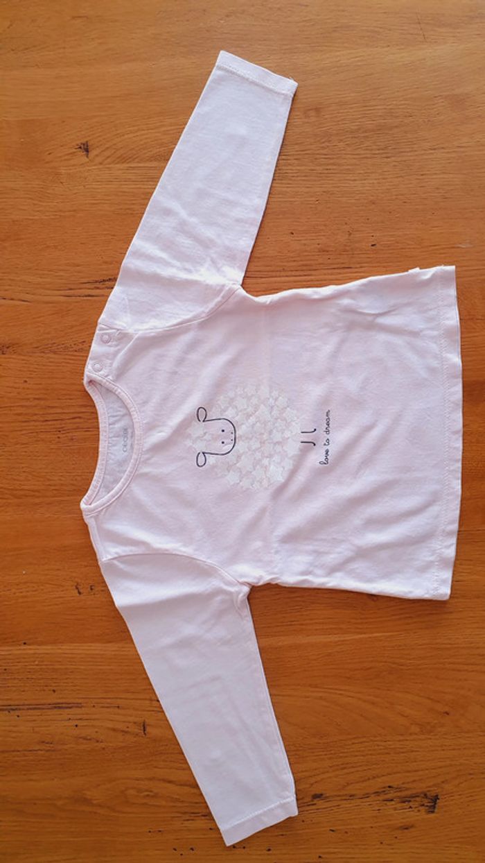 Teeshirt à manches longues Obaibi 12 mois