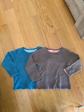 Lot Teeshirt manches longues Petit Bateau T 3 ans