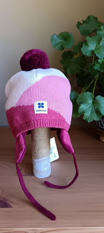 Bonnet aviateur à pompon de la marque Catimini