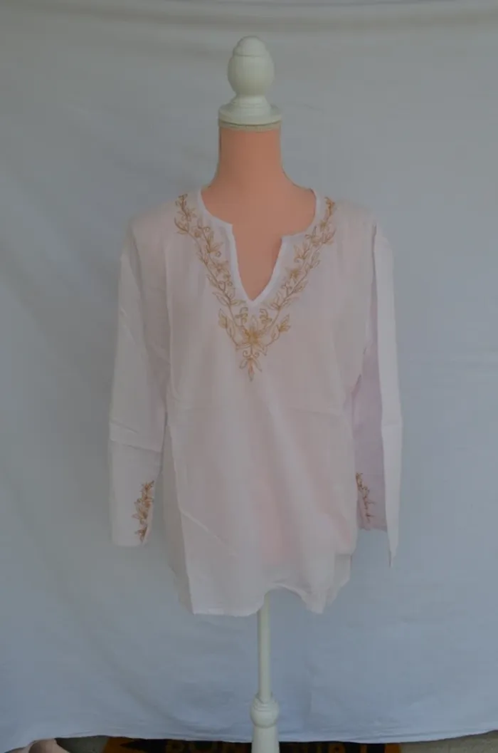 blouse rose pale