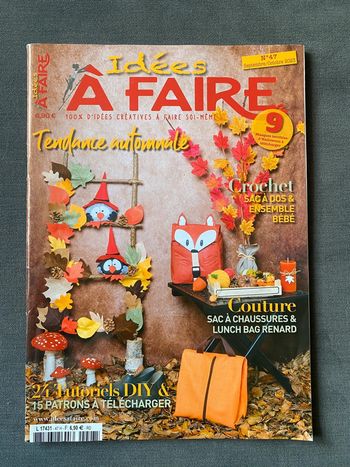 Magazine idées à faire numéro 47 septembre octobre 2023