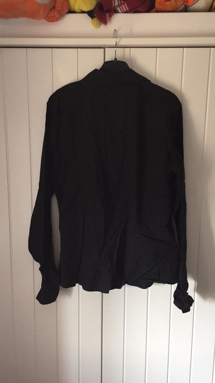 Chemise cintrée noire - photo numéro 2
