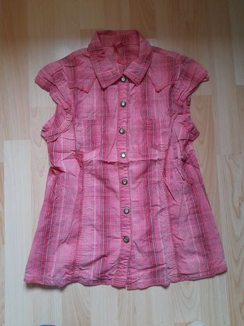 Chemise rose t 14 ans