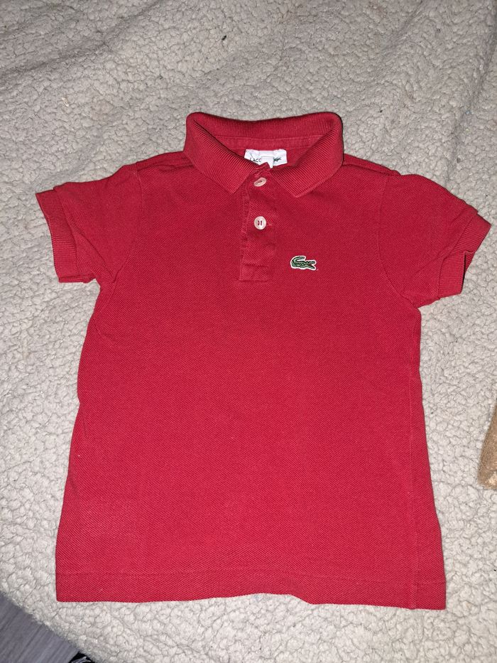 Polo lacoste rouge - photo numéro 4