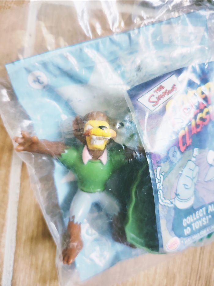 🍩Figurine The Simpsons Ned Flanders en Lou garou année 2002 Creepy Classics Halloween - photo numéro 2