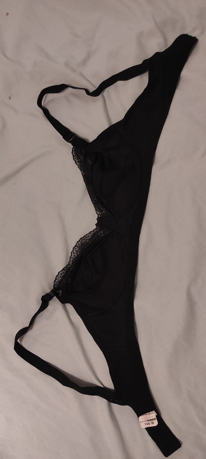 Soutien-gorge noir allaitement - photo numéro 5