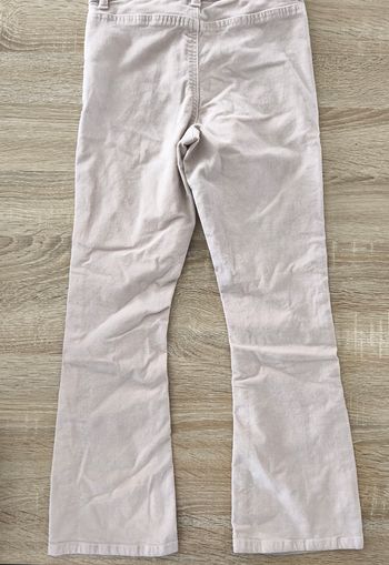 Pantalon velours vieux rose