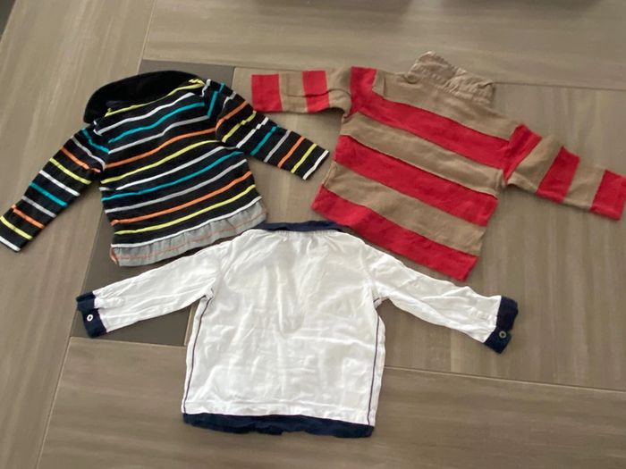 Lot 3 polos manches longues 18 mois - photo numéro 2