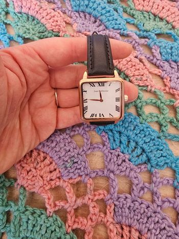 Montre neuve, noir et rose gold, Jean Bellecourt