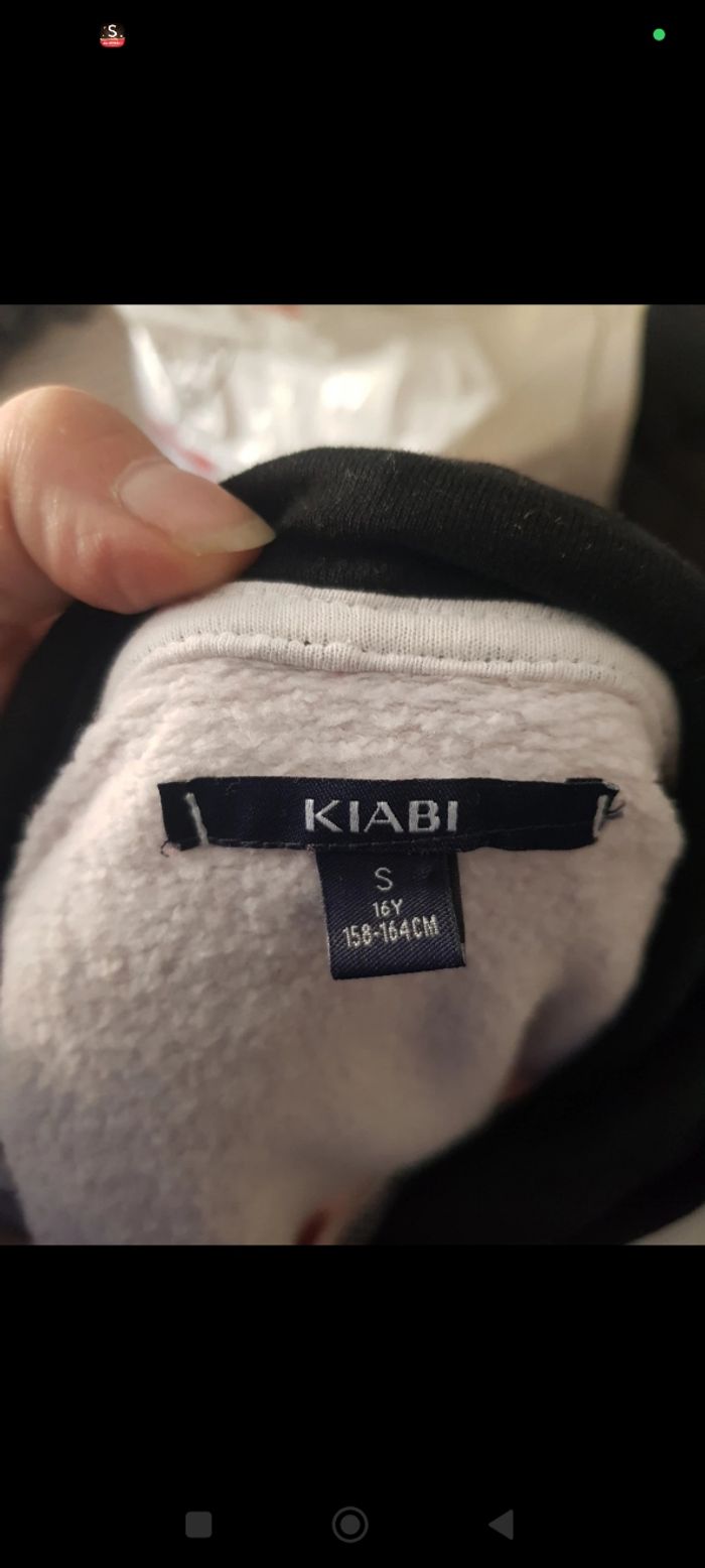 Sweat rouge et blanc - Kiabi - Taille S - photo numéro 3