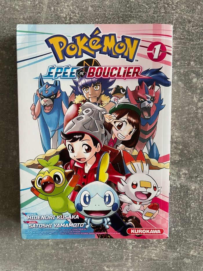 Manga Pokémon épée et bouclier tome 1 en français.