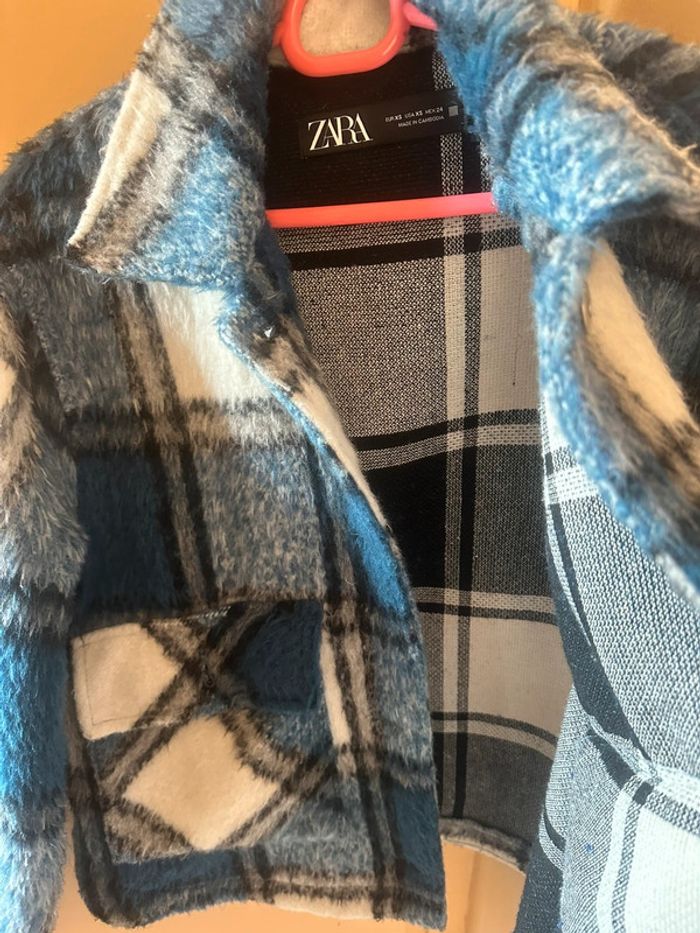 Veste à carreaux femme Zara - photo numéro 5