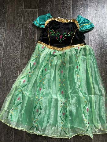 Robe déguisement Anna reine des neiges princesse 8/10 ans