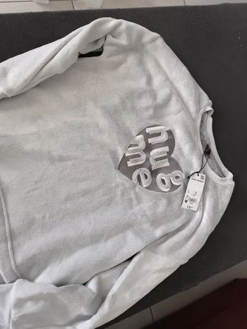 Haut sweat de pyjama oversize en polaire