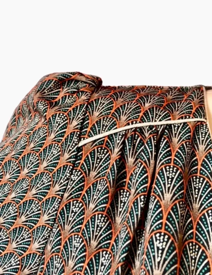 🧡🍂Robe tunique vintage bohème dorée M/38 Boho chic oriental vibes tunic dress🍂🧡 - photo numéro 13
