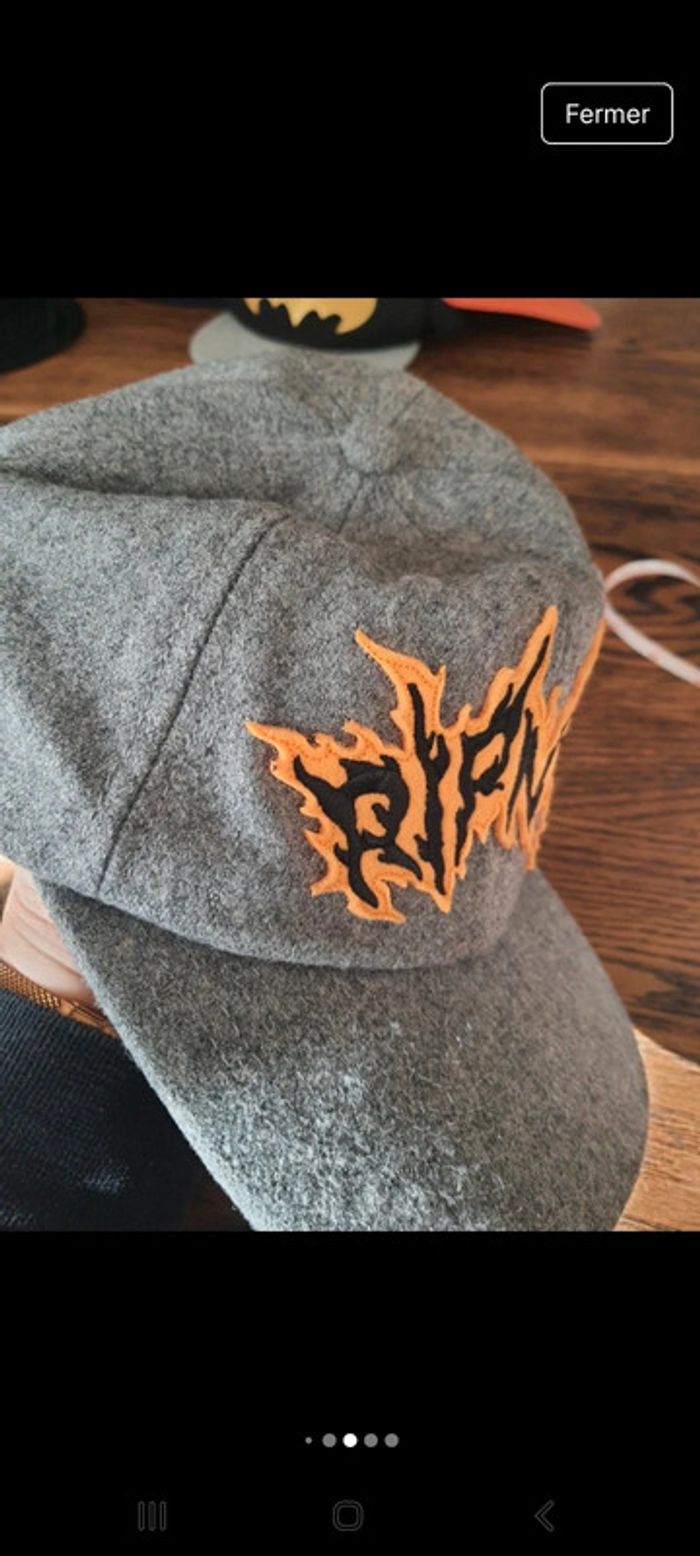 Casquette grise Ripndip réglable 50% laine - photo numéro 16