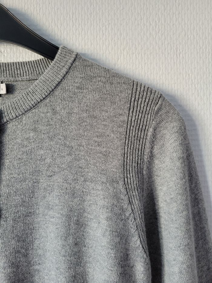 Gilet gris Cyrillus 12 ans NEUF - photo numéro 3